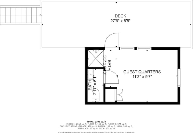 3702 Audubon Pl, Houston, TX 77006 - home floor plan