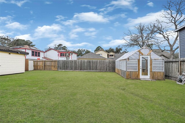 3610 Cypresswood Dr, Spring, TX 77388 - view of yard featuring an exterior structure and an outdoor structure