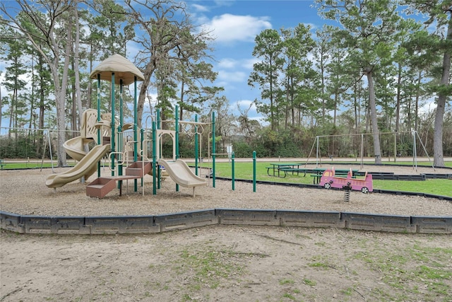 view of communal playground