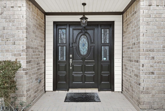 3610 Cypresswood Dr, Spring, TX 77388 - doorway to property featuring brick siding
