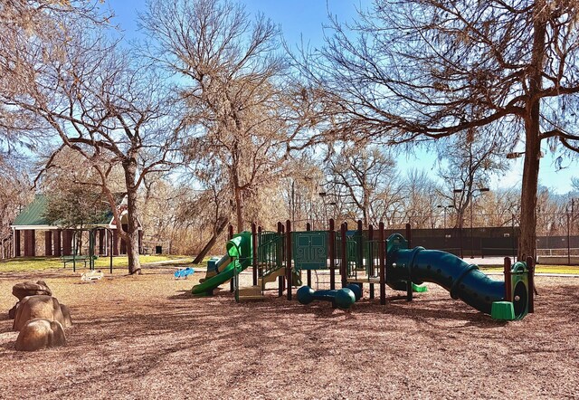 view of community jungle gym