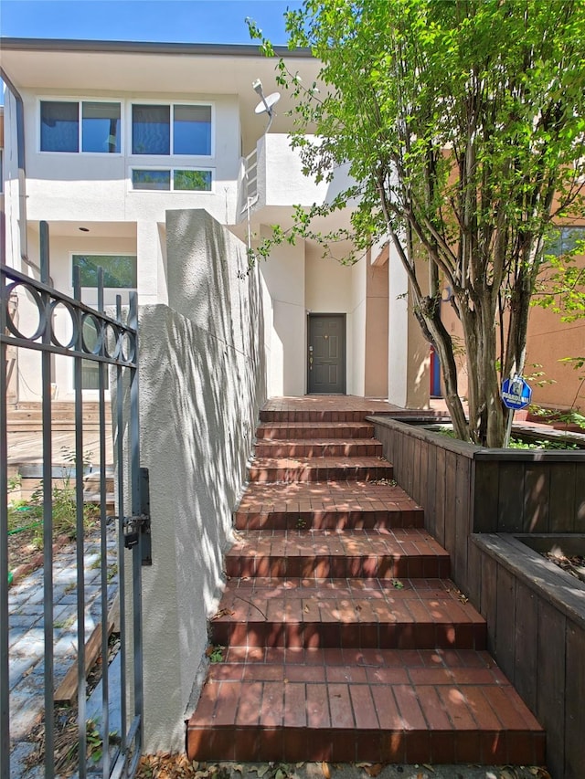 view of staircase