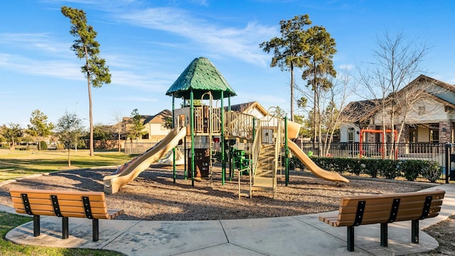 view of community playground