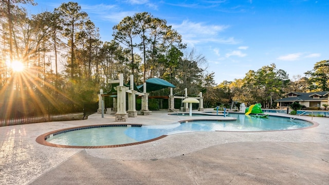 community pool featuring a patio