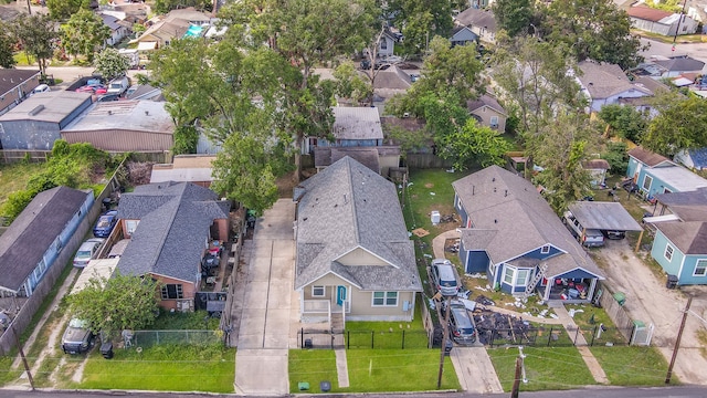 aerial view featuring a residential view