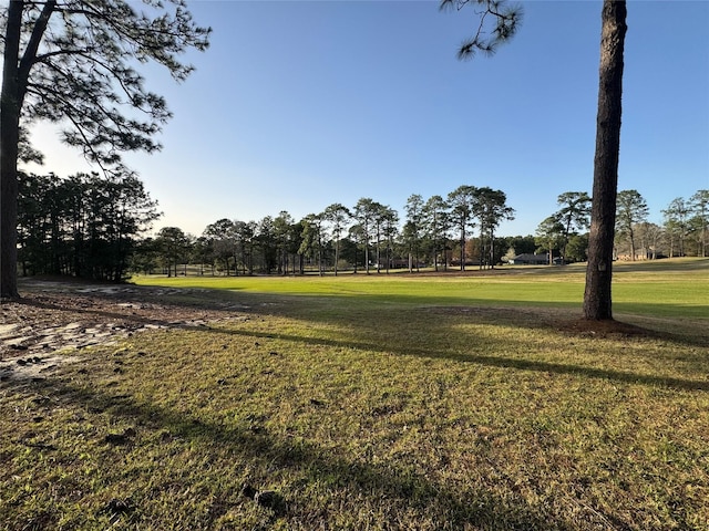 surrounding community featuring a lawn