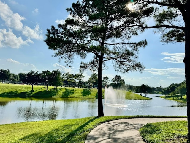 property view of water