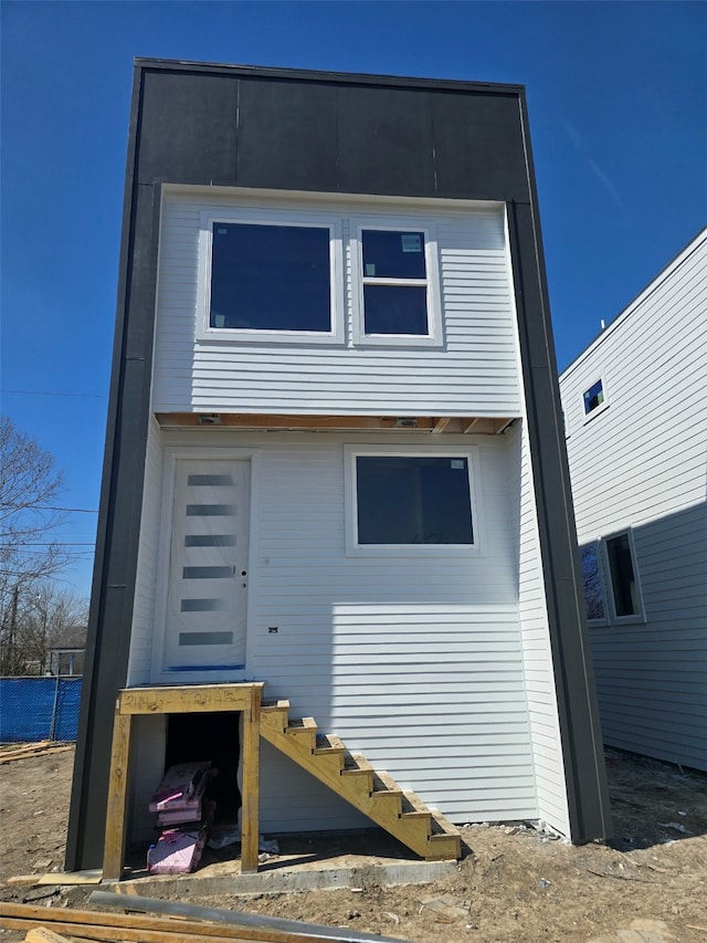 view of rear view of property