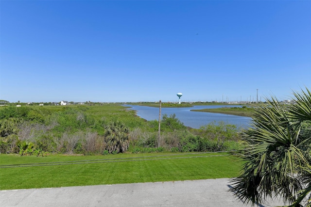 view of water feature