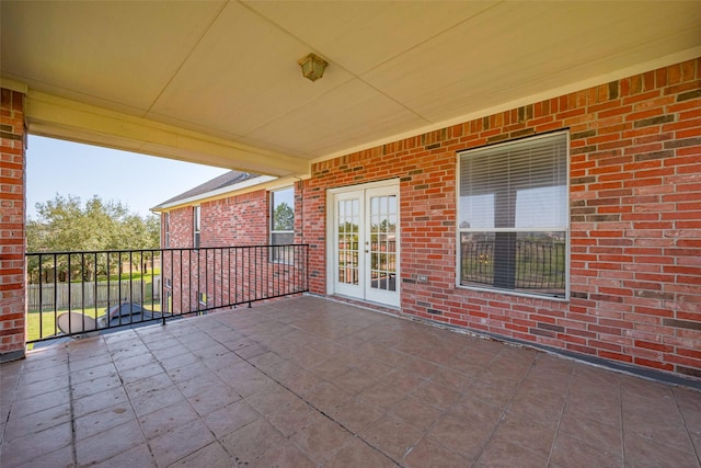 view of patio / terrace with french doors