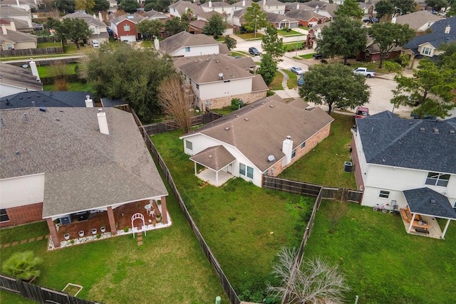 drone / aerial view featuring a residential view