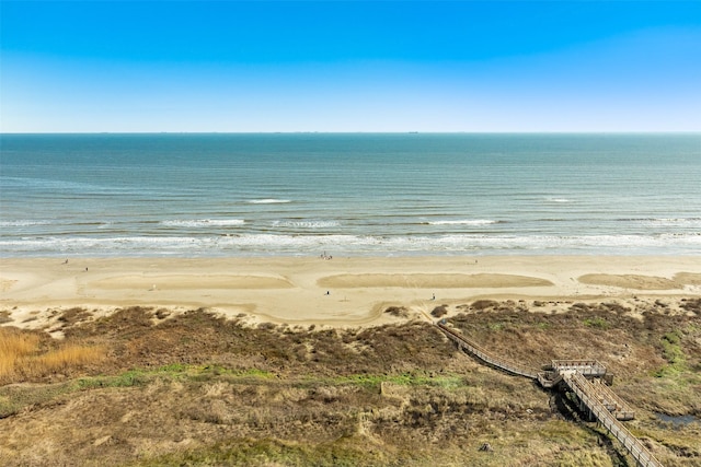 water view with a beach view