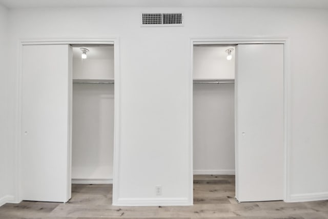 closet with visible vents