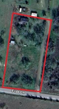 38440 Fisk Ln, Pattison, TX 77423 - map of property location featuring property boundaries highlighted