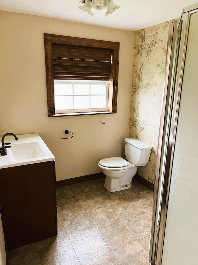 38440 Fisk Ln, Pattison, TX 77423 - full bathroom featuring vanity and a shower stall