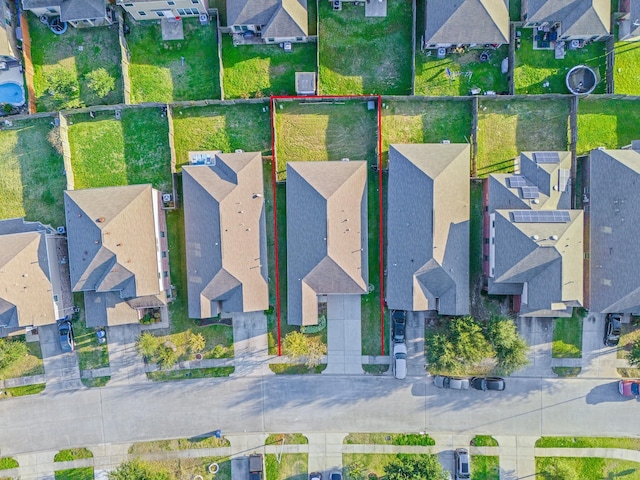 drone / aerial view featuring a residential view