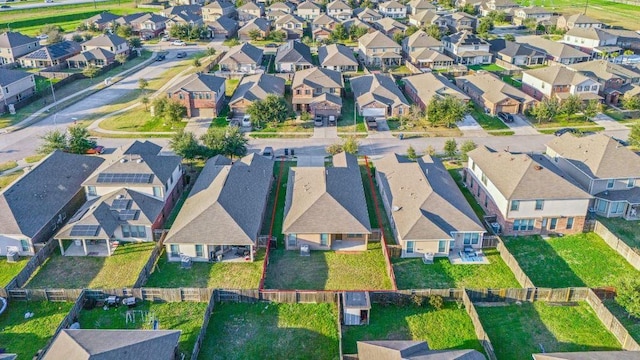 birds eye view of property featuring a residential view