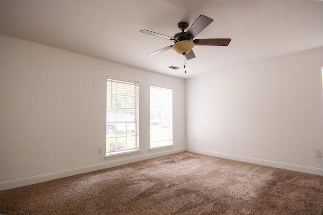 1523 Bamwick Dr, Houston, TX 77090 - spare room with light colored carpet and ceiling fan