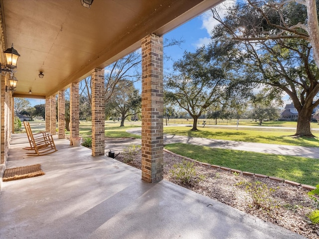 view of patio