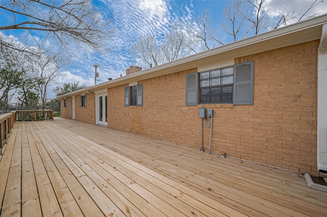 view of deck