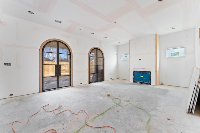 view of unfurnished living room