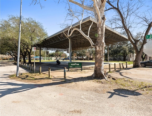 view of property's community with a gazebo