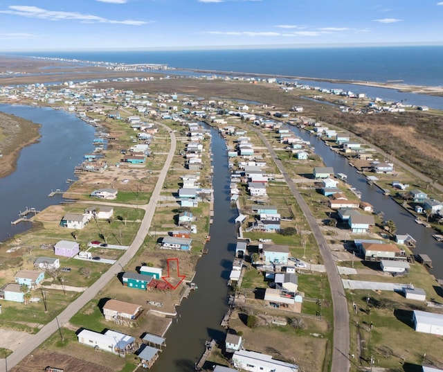 1821 County Road 201, Sargent, TX 77414 - aerial view of property's location with a nearby body of water and nearby suburban area