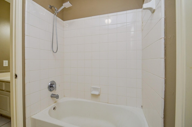 full bathroom featuring bathing tub / shower combination