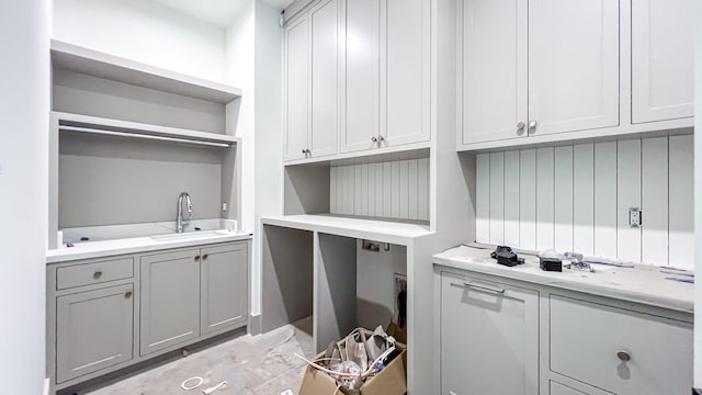 laundry room with a sink