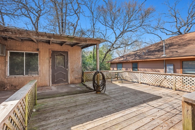 view of deck