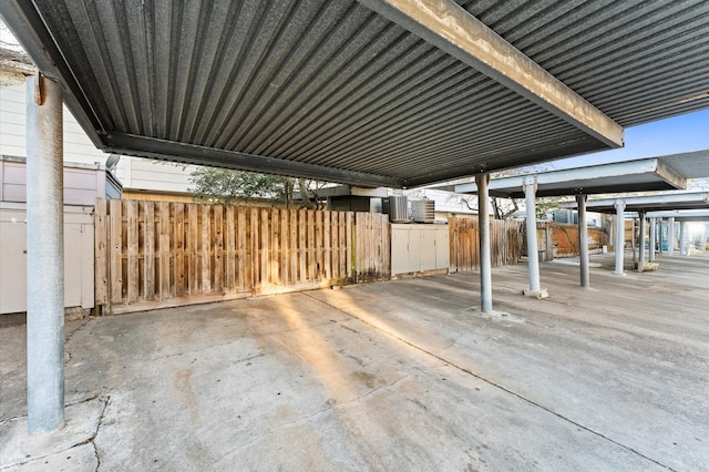 view of patio with fence