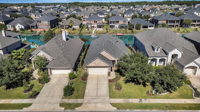 drone / aerial view featuring a residential view