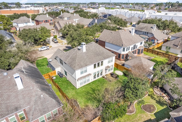 drone / aerial view featuring a residential view