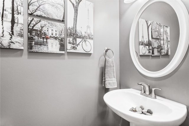 bathroom with a sink