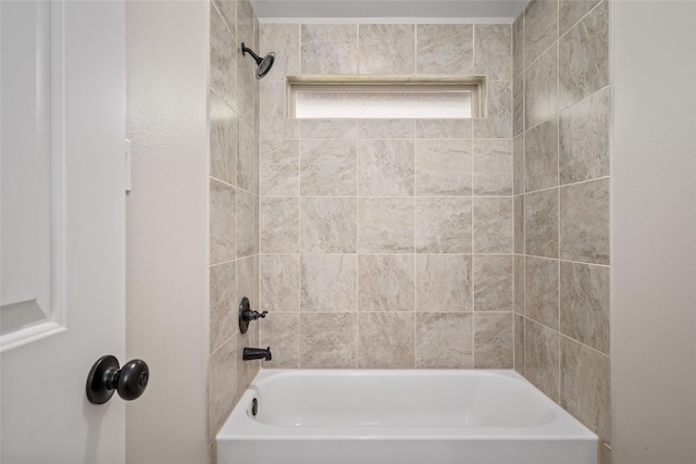 full bathroom featuring  shower combination