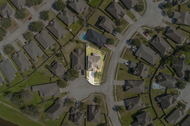 bird's eye view featuring a residential view