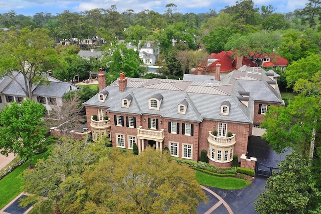 drone / aerial view featuring a residential view