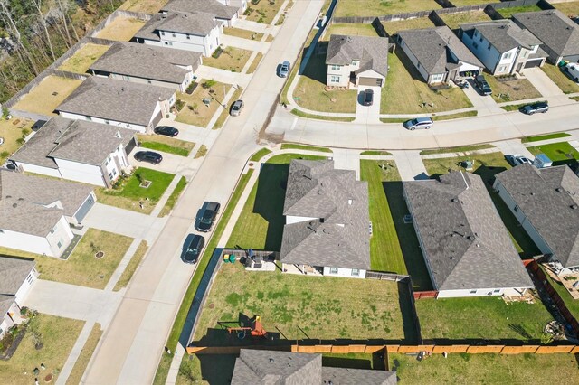 birds eye view of property featuring a residential view