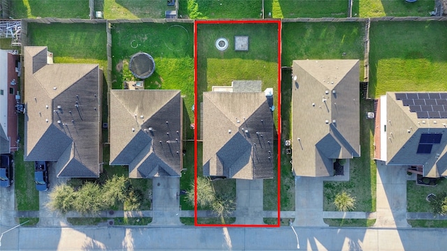 bird's eye view featuring a residential view