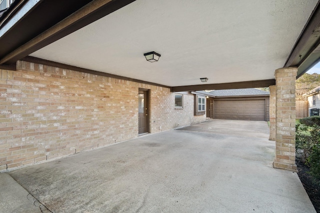 view of patio with driveway