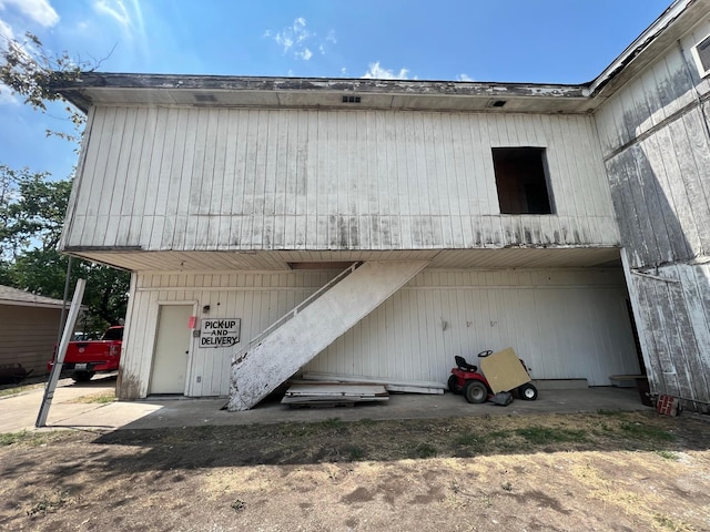 view of back of property