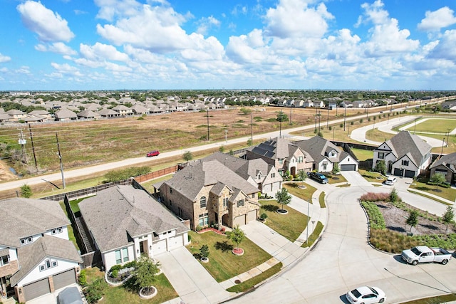 birds eye view of property featuring a residential view