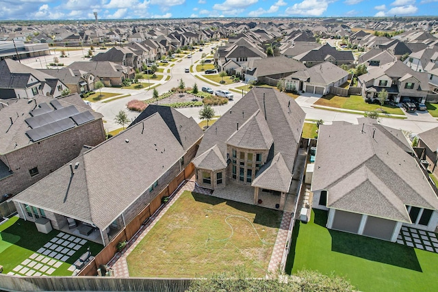 birds eye view of property featuring a residential view