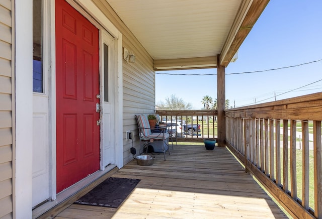 view of deck