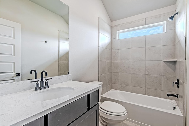 141 Peninsula Point Dr, Montgomery, TX 77356 - bathroom with toilet,  shower combination, and vanity