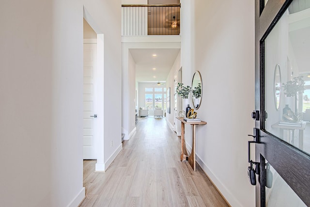 141 Peninsula Point Dr, Montgomery, TX 77356 - entrance foyer with light wood-style flooring and baseboards