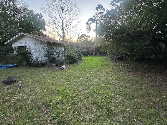 view of yard