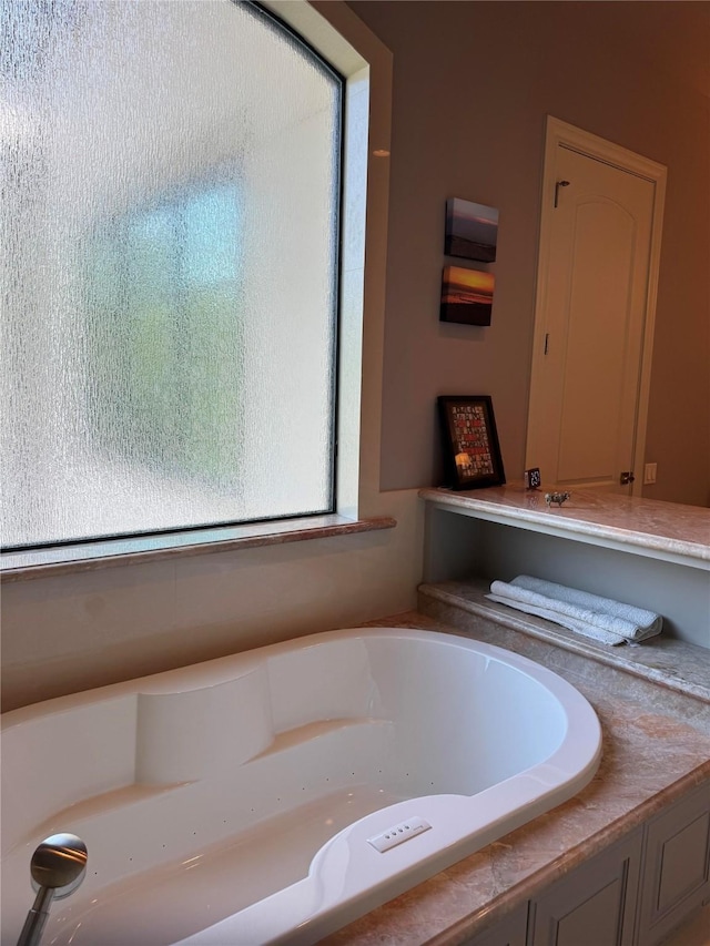 bathroom featuring a bathtub