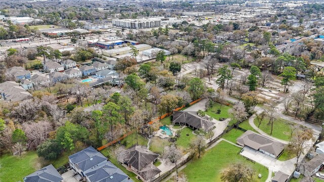 bird's eye view featuring a residential view