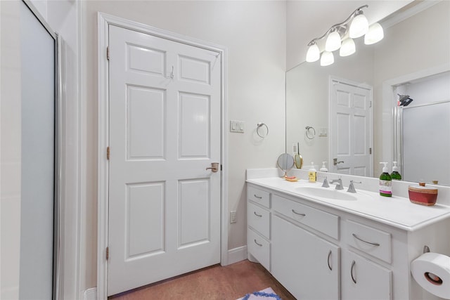 full bathroom with vanity